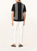 REISS Resorthemd PURDY Regular Fit aus Strick, Farbe: SCHWARZ/ WEISS (Bild 1)