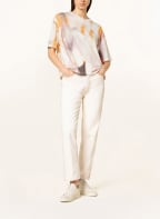 comma casual identity T-shirt , Color: CREAM/ ORANGE/ BLACK (Image 1)