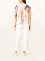 comma casual identity T-shirt , Color: CREAM/ ORANGE/ BLACK (Image 1)