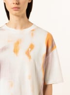 comma casual identity T-shirt , Color: CREAM/ ORANGE/ BLACK (Image 1)