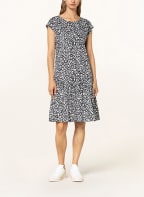 CARTOON Jerseykleid, Farbe: DUNKELBLAU/ WEISS (Bild 1)
