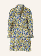 SANDRO Seidenkleid, Farbe: BLAU/ ECRU/ HELLGELB (Bild 1)