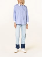 SANDRO Hemdbluse , Farbe: HELLBLAU/ WEISS (Bild 1)