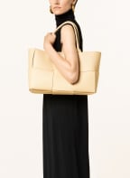 BOTTEGA VENETA Handtasche mit Pouch, Farbe: PORRIDGE (Bild 1)