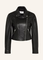 ba&sh Lederjacke NELIO PERFECTO , Farbe: SCHWARZ (Bild 1)