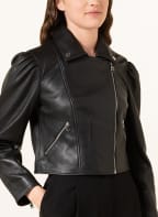 ba&sh Lederjacke NELIO PERFECTO , Farbe: SCHWARZ (Bild 1)