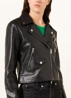 ba&sh Lederjacke NAIROBI PERFECTO , Farbe: SCHWARZ (Bild 1)