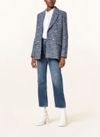 maje Bouclé-Blazer VOLLY mit Glitzergarn, Farbe: BLAU/ HELLBLAU/ DUNKELBLAU (Bild 1)