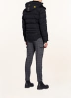 WELLENSTEYN Steppjacke STARSTREAM mit abnehmbarer Kapuze und Kunstfellbesatz, Farbe: SCHWARZ (Bild 1)