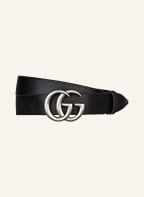 GUCCI Leather belt GG MARMONT, Color: BLACK (Image 1)