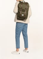 Herschel Backpack LITTLE AMERICA 25 l with laptop compartment, Color: OLIVE (Image 1)