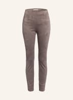 RAFFAELLO ROSSI 7/8-Hose PENNY in Lederoptik, Farbe: TAUPE (Bild 1)