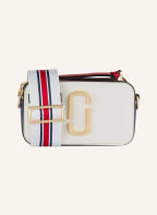 MARC JACOBS Saffiano-Umhängetasche SNAPSHOT, Farbe: ECRU/ ROT/ BLAU (Bild 1)