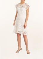 Young Couture by BARBARA SCHWARZER Spitzenkleid, Farbe: CREME (Bild 1)