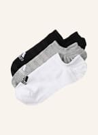 adidas 3er-Pack Sneakersocken LIGHT NOSH, Farbe: WEISS/ SCHWARZ/ GRAU (Bild 1)