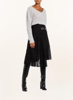 maje Cashmere-Pullover MADINA, Farbe: HELLGRAU MELIERT (Bild 1)