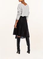 maje Cashmere-Pullover MADINA, Farbe: HELLGRAU MELIERT (Bild 1)