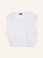 BERWIN & WOLFF Dirndlbluse mit Spitzeneinsatz, Farbe: WEISS (Bild 1)