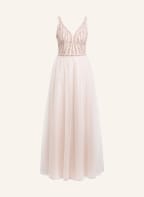 unique Abendkleid HEAVEN mit Stola, Farbe: ROSE/ BEIGE (Bild 1)