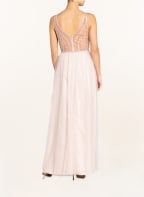 unique Abendkleid HEAVEN mit Stola, Farbe: ROSE/ BEIGE (Bild 1)
