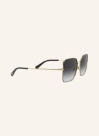 DOLCE & GABBANA Sonnenbrille DG 2242, Farbe: 13348G - SCHWARZ/ GOLD/ GRAU VERLAUF (Bild 1)