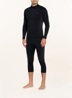odlo Funktionswäsche-Hose PERFORMANCE WARM ECO mit verkürzter Beinlänge, Farbe: SCHWARZ/ DUNKELGRAU (Bild 1)