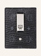 MCM Card holder VISETOS ORIGINAL with gold clip, Color: BLACK (Image 1)