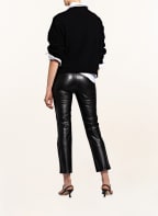 SEDUCTIVE 7/8 leggings CINDY in leather look , Color: BLACK (Image 1)