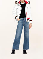 WELLENSTEYN Steppjacke SNOWFLAKE mit abnehmbarem Kunstpelzbesatz, Farbe: WEISS/ DUNKELROT/ SCHWARZ (Bild 1)
