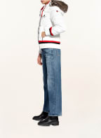 WELLENSTEYN Steppjacke SNOWFLAKE mit abnehmbarem Kunstpelzbesatz, Farbe: WEISS/ DUNKELROT/ SCHWARZ (Bild 1)