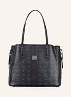 MCM Shopper LIZ MEDIUM mit Pouch zum Wenden, Farbe: SCHWARZ/ GRAU (Bild 1)