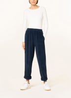 American Vintage Corduroy trousers PADOW, Color: DARK BLUE (Image 1)