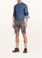 Spieth & Wensky Trachten-Lederhose, Farbe: TAUPE (Bild 1)
