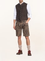 Spieth & Wensky Trachtenweste PINTO, Farbe: DUNKELBRAUN/ SCHWARZ (Bild 1)