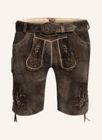 Spieth & Wensky Trachten-Lederhose NANDOLF, Farbe: DUNKELBRAUN/ CREME/ BEIGE (Bild 1)