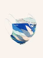CAMBIO 2er-Set Mund- und Nasenmasken, Farbe: BLAU/ GRÜN (Bild 1)