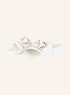 EA7 EMPORIO ARMANI Slides, Color: WHITE (Image 1)