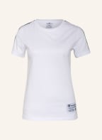 Champion T-Shirt mit Galonstreifen, Farbe: WEISS (Bild 1)
