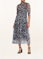 RIANI Kleid mit Glitzergarn , Farbe: WEISS/ DUNKELBLAU/ HELLBRAUN (Bild 1)