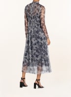 RIANI Kleid mit Glitzergarn , Farbe: WEISS/ DUNKELBLAU/ HELLBRAUN (Bild 1)