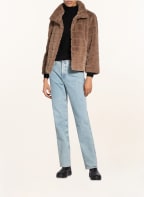 monari Kunstpelz-Jacke, Farbe: BEIGE (Bild 1)