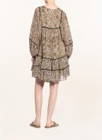 REPEAT Kleid , Farbe: BEIGE/ HELLGRAU/ SILBER (Bild 1)