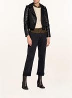CLAUDIE PIERLOT Lederjacke CHOUCHOU, Farbe: SCHWARZ (Bild 1)