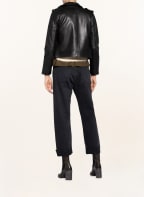 CLAUDIE PIERLOT Lederjacke CHOUCHOU, Farbe: SCHWARZ (Bild 1)