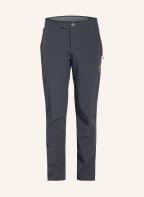 me°ru' Outdoor trousers KUMEU, Color: DARK GRAY/ NEON YELLOW (Image 1)