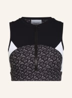 BURBERRY Cropped-Top, Farbe: SCHWARZ/ WEISS/ GRAU (Bild 1)
