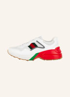 GUCCI Sneaker RHYTON, Farbe: WEISS/ GRÜN/ ROT (Bild 1)