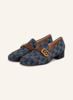 GUCCI Slipper GG MARMONT, Farbe: 4462 BLUE TEA/CUIR EPILOG (Bild 1)