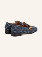 GUCCI Slipper GG MARMONT, Farbe: 4462 BLUE TEA/CUIR EPILOG (Bild 1)