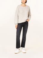 American Vintage Sweater EAST with alpaca , Color: LIGHT GRAY (Image 1)